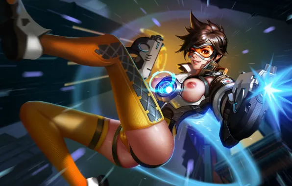 Girl, gun, pistol, game, ass, pantsu, panties, armor