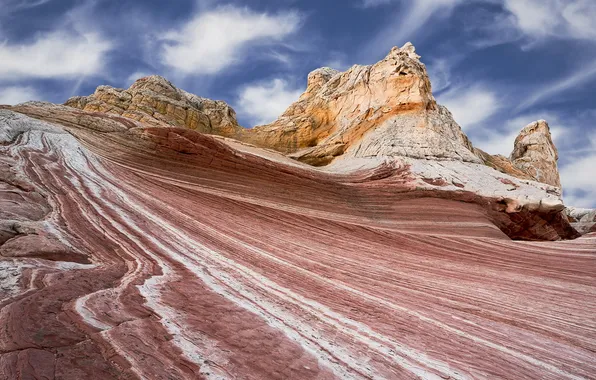 Небо, пейзаж, горы