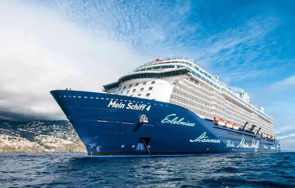 Лайнер, Борт, Судно, Пассажирский, Бак, Пассажирский лайнер, Mein Schiff 4, Mein Schiff