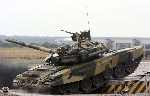 Картинка танк, полигон, т-90