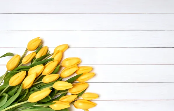 Картинка цветы, букет, желтые, тюльпаны, fresh, yellow, flowers, tulips