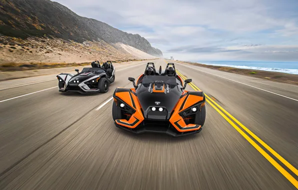 Beautiful, comfort, hi-tech, Polaris, Slingshot, tecnology, sporty, tricycle