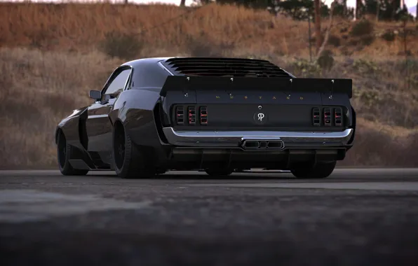 Mustang, Ford, Авто, Машина, Ford Mustang, Рендеринг, Передок, Rostislav Prokop