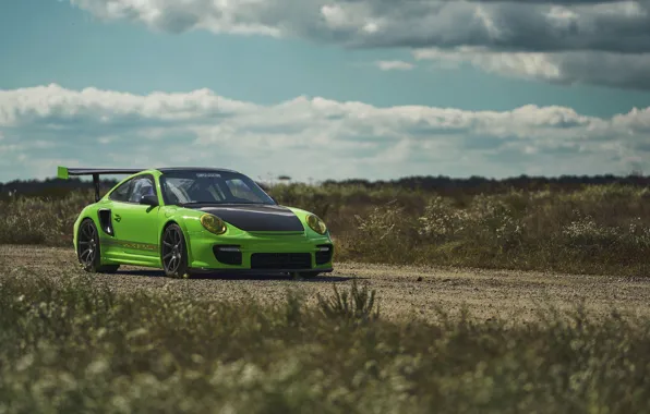 Porsche, Green, GT2