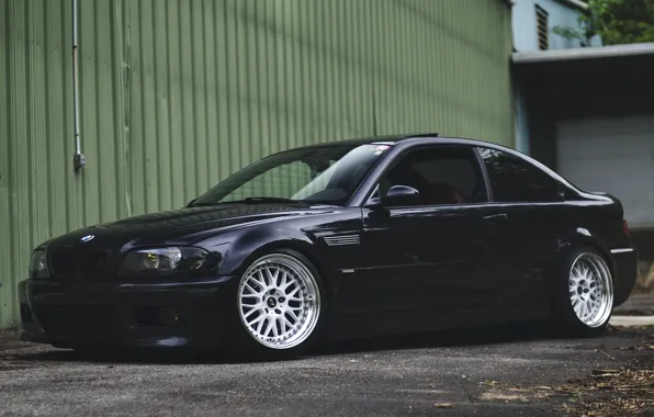 BMW, черная, E46