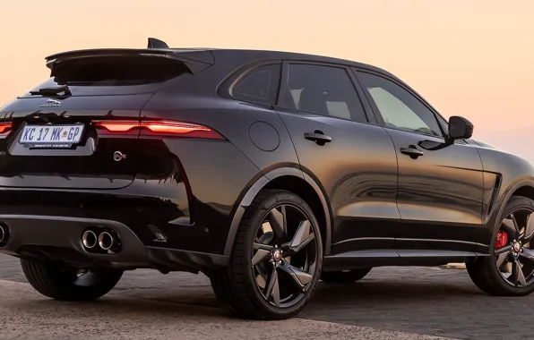 Картинка Jaguar, мощь, внедорожник, люкс, экстерьер, SVR, F-Pace, 2021