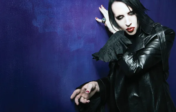 Макияж, мужчина, певец, Marilyn Manson