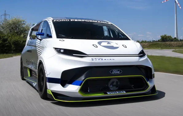 Картинка Ford, Pro, Electric, Fast, Ford Performance, SuperVan, Ford Pro Electric SuperVan