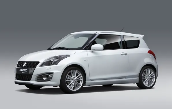 Sport, white, suzuki, swift