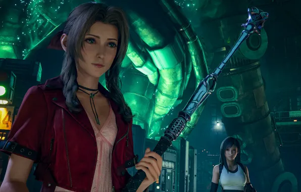 Девушки, Tifa Lockhart, Aerith Gainsborough, Final Fantasy VII Remake
