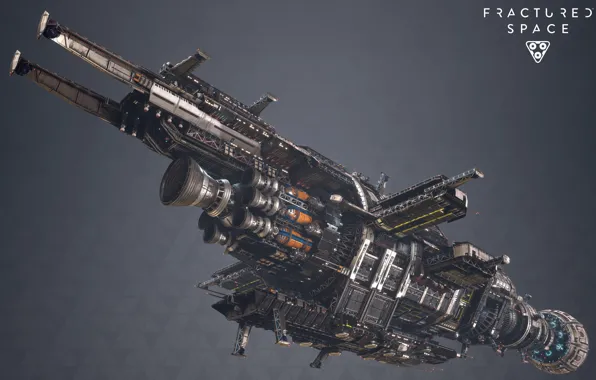 Транспорт, корабль, борт, Fractured Space, USR Ghost