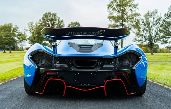 McLaren, rear, McLaren P1, P1, rear wing