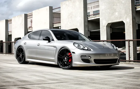 Картинка Porsche, Panamera, Black, Wheels