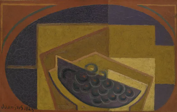 Картинка кубизм, 1923, Juan Gris, Черный виноград