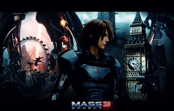 Лондон, mass effect, Жнецы