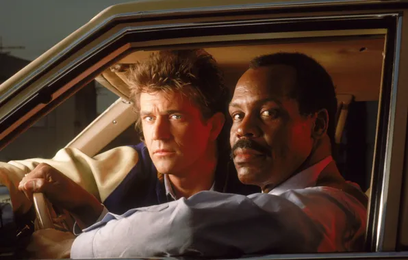 Картинка Мэл Гибсон, Lethal Weapon, Смертельное оружие, Дэнни Гловер