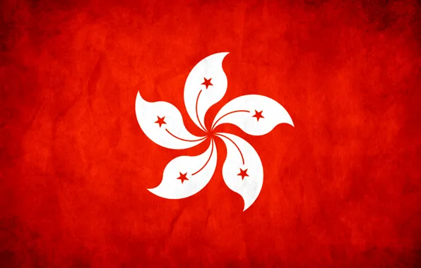 Гонконг, флаг, текстуры