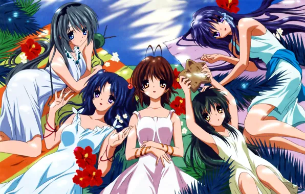 Девушки, Clannad, Кланнад
