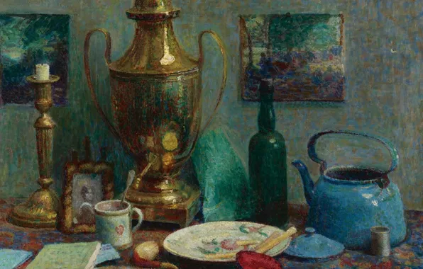 Картина, Натюрморт, утварь, Etienne Maxime Vallee