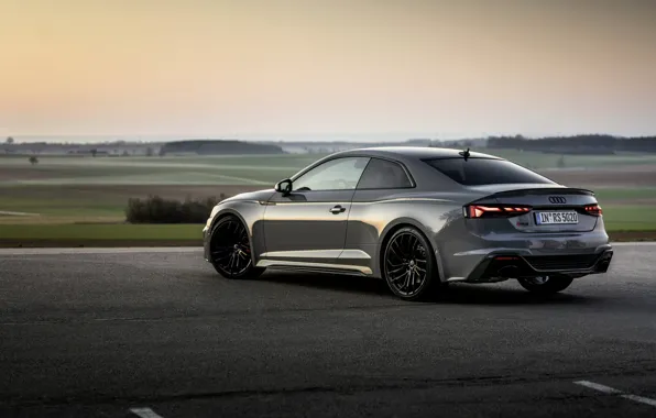 Картинка Audi, купе, серый цвет, RS 5, 2020, RS5 Coupe