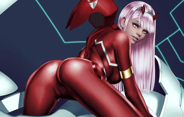 Девушка, 002, Darling In The Frankxx, Милый во Франксе