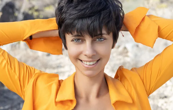 Model, gorgeous, photoshoot, posing, closeup, beautiful face, tanned babe, pretty eyes