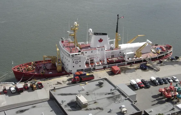Ship, icebreaker, CCGS Pierre Radisson, Pierre Radisson, quebec