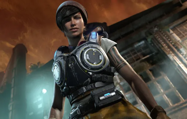 Брюнетка, gears of war, games, gears of war 4, microsoft game studios, кейт диаз, kait …