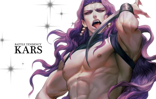 Взгляд, оружие, арт, парень, клинок, Jojo`s Bizarre Adventure