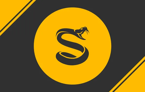 Картинка logo, snake, yellow, splyce csgo
