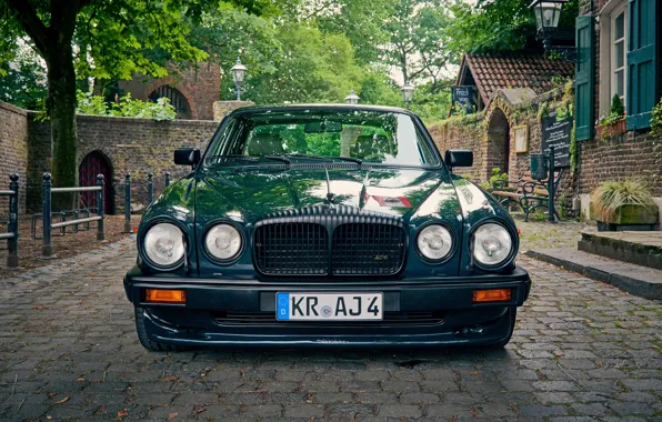 Jaguar, Green, Front, Jaguar XJ, 1982, Arden