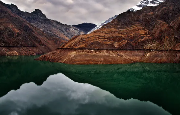Вода, горы, гора