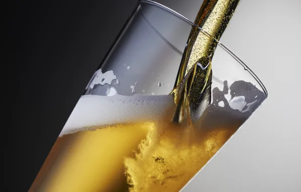 Beer, drink, Newtonian fluid