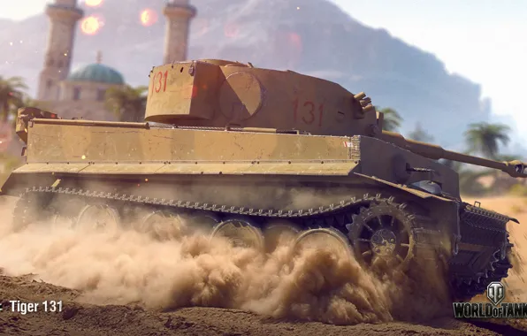 Картинка WoT, World of Tanks, Wargaming, Tiger 131