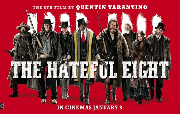 Обои Тарантино, The Hateful Eight, Омерзительная Восьмёрка На.