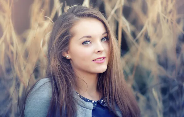 Взгляд, фон, портрет