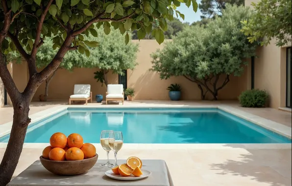 Лето, отпуск, бассейн, summer, pool, beach, vacation, sunglasses