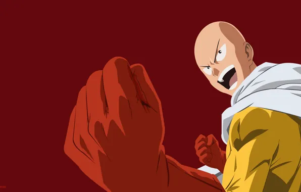 Парень, Сайтама, saitama, ванпачмен, one punch man