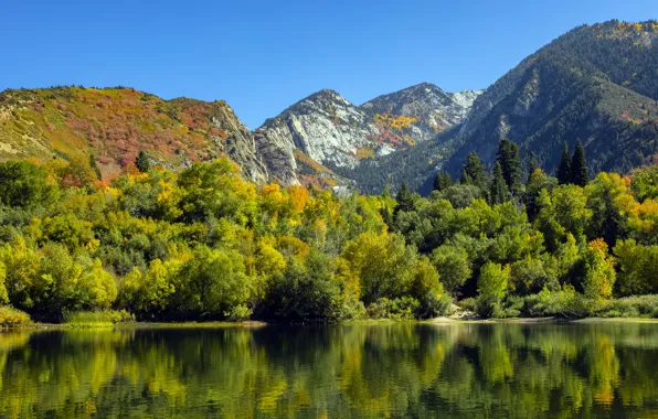 Nature, Mountain, Summer, utah, Lake, Salt lake city