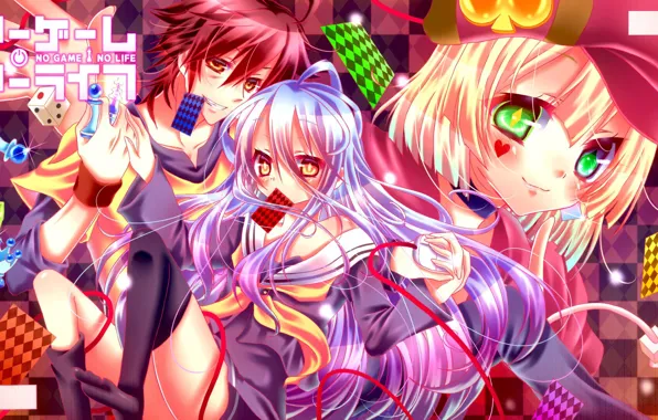 Игры, аниме, арт, No Game No Life, Нет Игры Нет Жизни