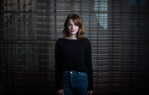 Картинка портрет, макияж, актриса, прическа, Emma Stone, Эмма Стоун, The Washington Post, Jabin Botsford