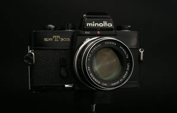 Картинка макро, фон, камера, Minolta SRT 303