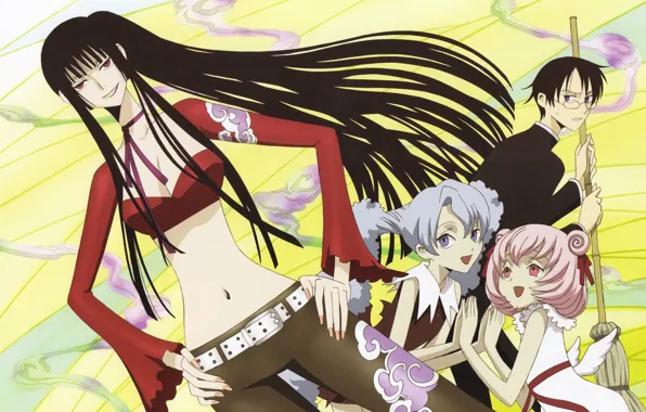 Девушка, аниме, арт, девочка, парень, xxxHolic