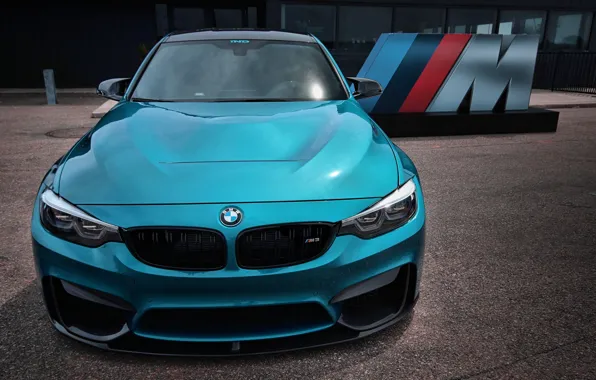 Картинка BMW, Blue, F80, Sight, M-Performance