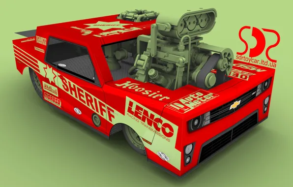 Игрушечная, zl1, драгстер