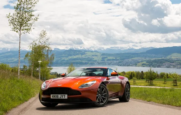 ASTON MARTIN, ORANGE, DB11