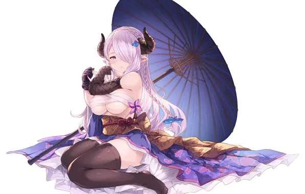 Kawaii, game, big, umbrella, anime, large, giant, bishojo