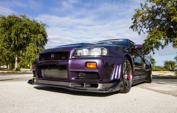 Nissan, skyline, gtr, carbon, r34