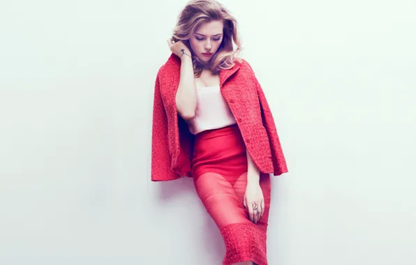 Scarlett Johansson, журнал, фотосессия, Marie Claire