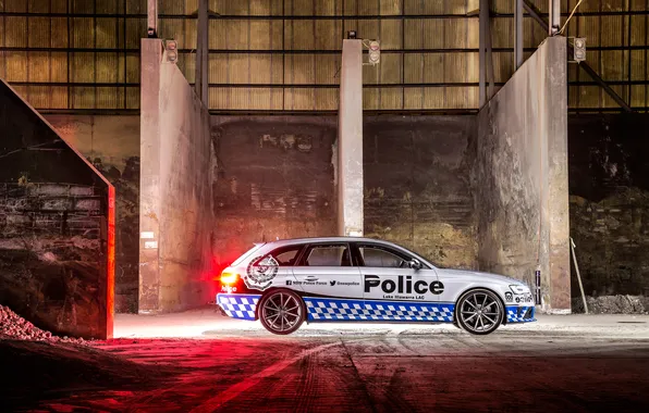 Картинка Audi, ауди, полиция, Police, RS 4, Avant, 2015